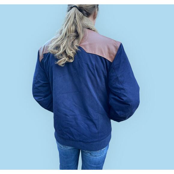 Rainforest Men's Navy Blue Thermolux Quilted Jacket Sz XL $495 - Picture 12 of 16